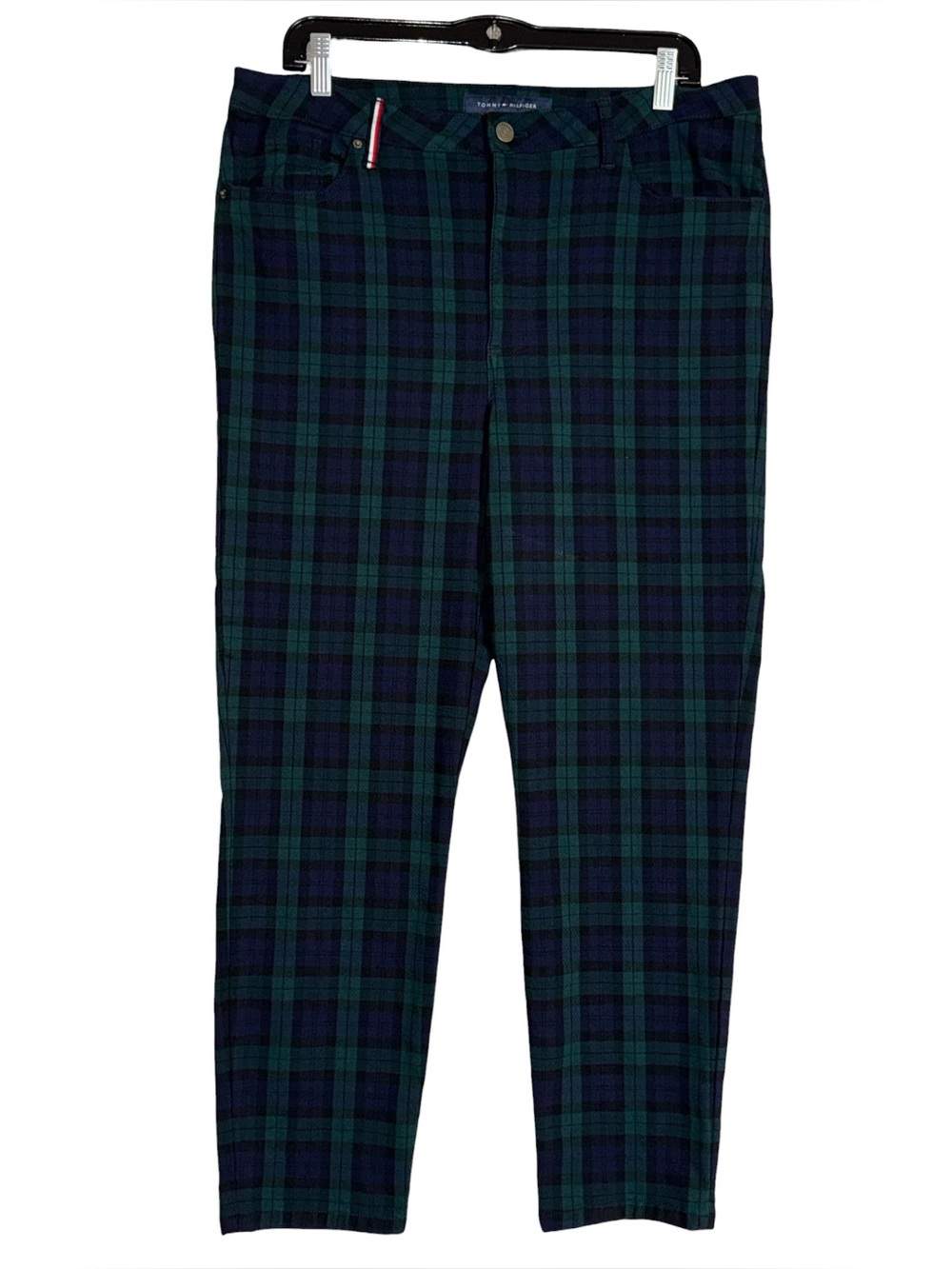 Tommy Hilfiger Tartan Plaid Ankle Pant Trousers Women’s Size 14